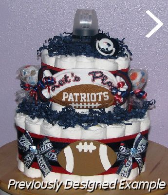 patriots-diaper-cake (3).JPG - New England Patriots